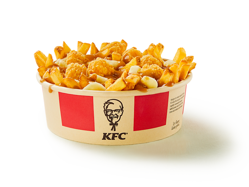 Large Popcorn Chicken Poutine
