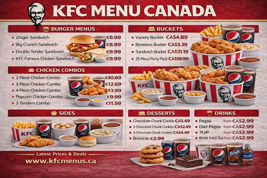 Kfc Menu