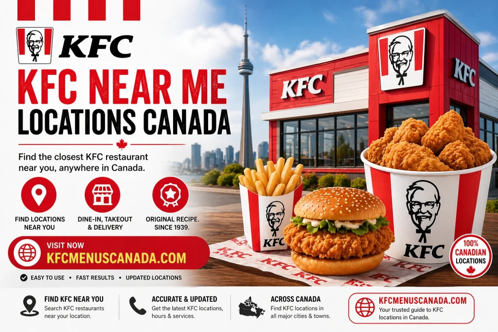 Kfc Near Me Locations Canada Find The Nearest One 1 Kfc Near Me Locations Canada