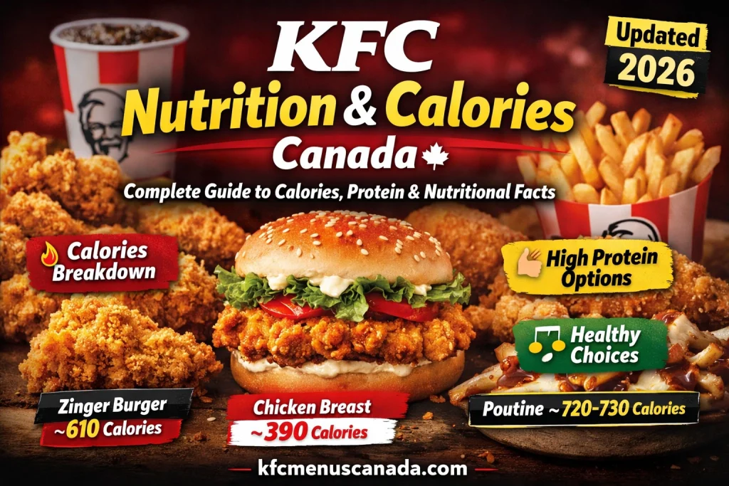 Kfc Nutrition & Calories​ Canada