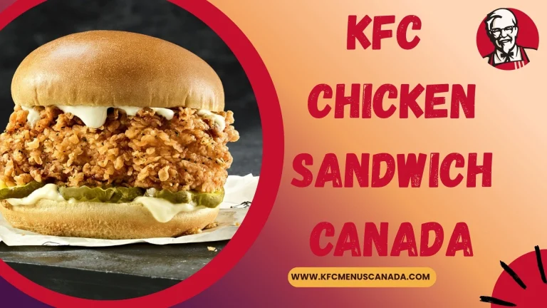 Kfc Chicken Sandwich​ Menu
