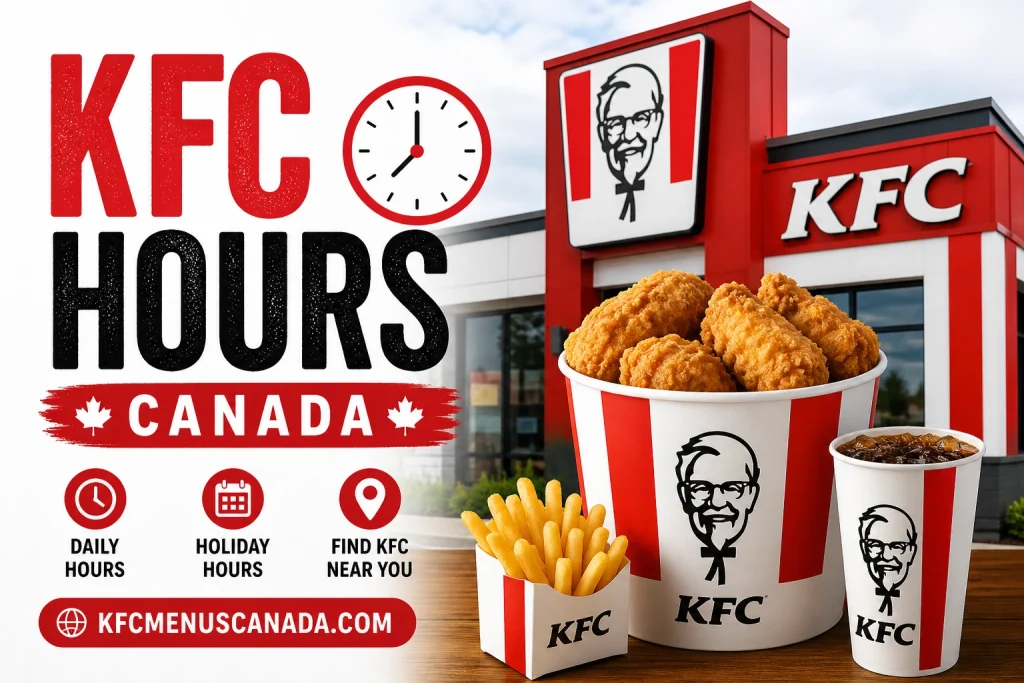 Kfc Hours​ Canada